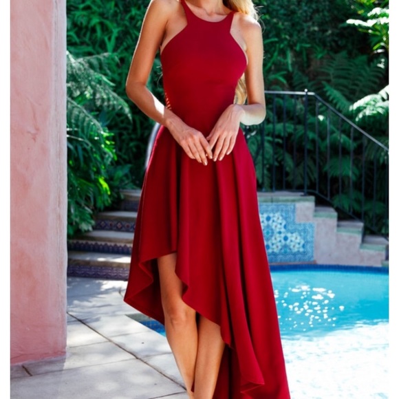 Hello Molly Dresses & Skirts - Need it now maxi dress in color wine
